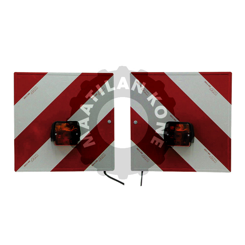 Varoitustaulu valolla