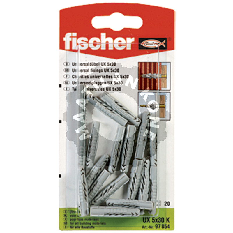 Yleismallin kiinnitystulppa UX