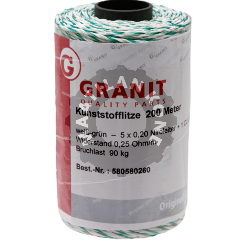 Sähköpaimenen aitalanka, muovi