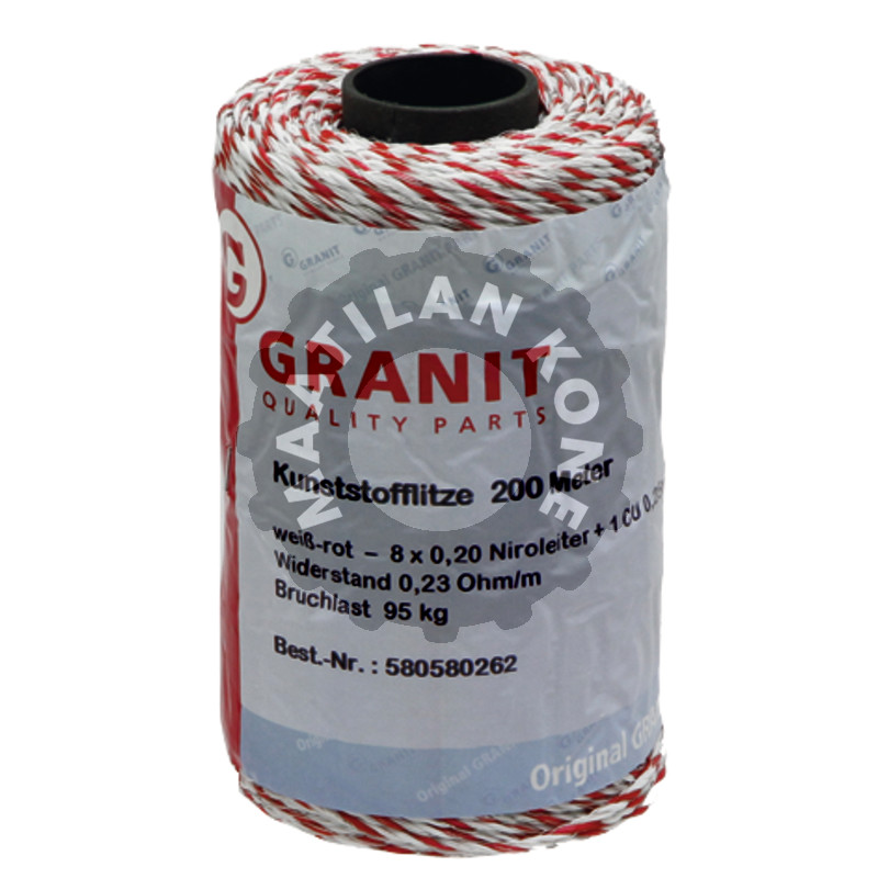 Sähköpaimenen aitalanka, muovi