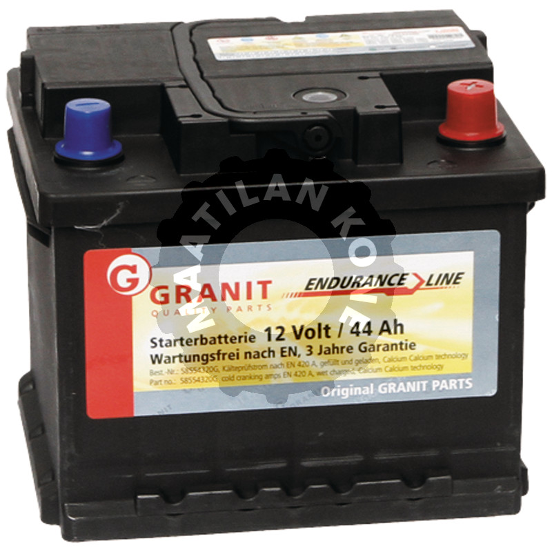 Akku 12V 44Ah täysi