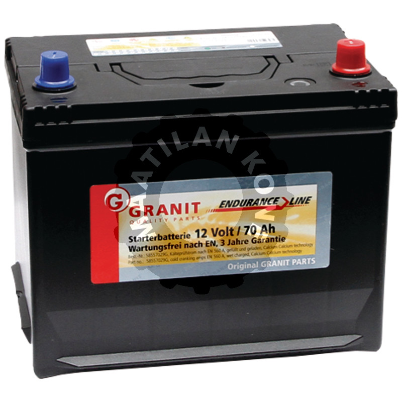 Akku 12V 70Ah täysi