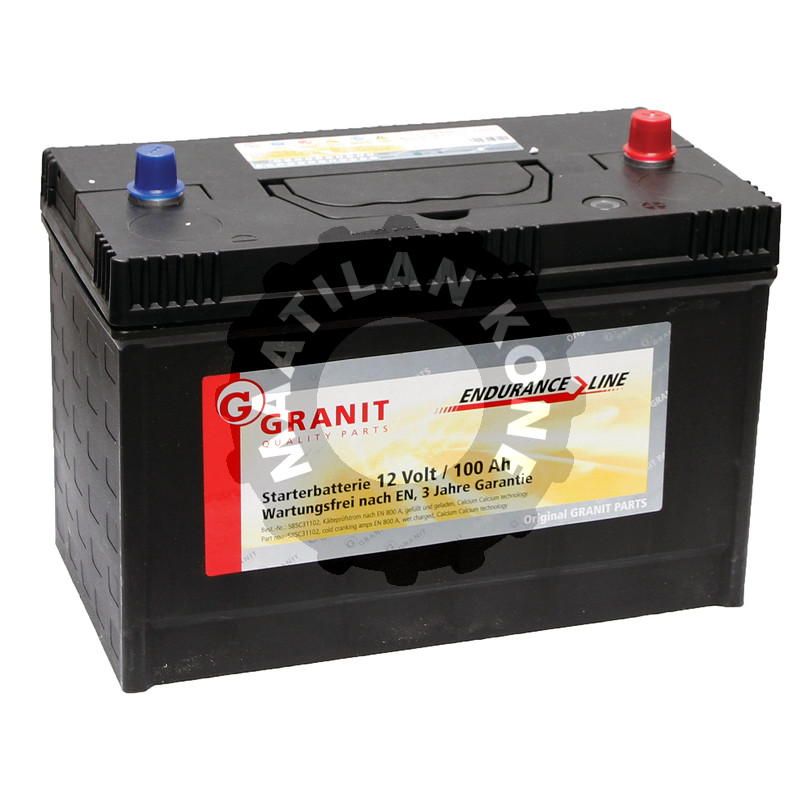 Akku 12V 100Ah täysi