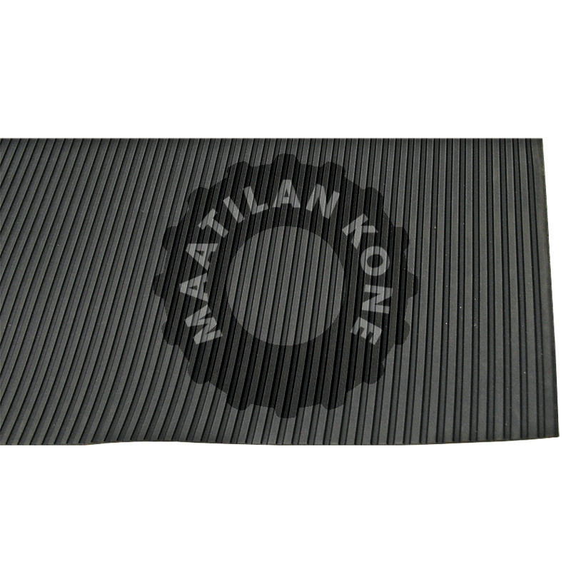 Leveä aallotettu matto