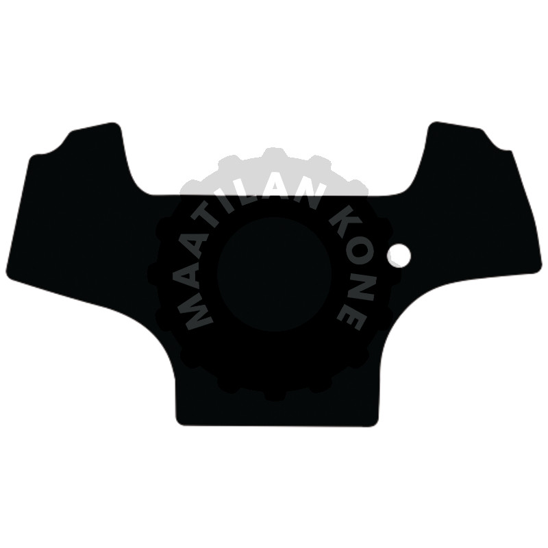 Lattiamatto, veluuri, musta