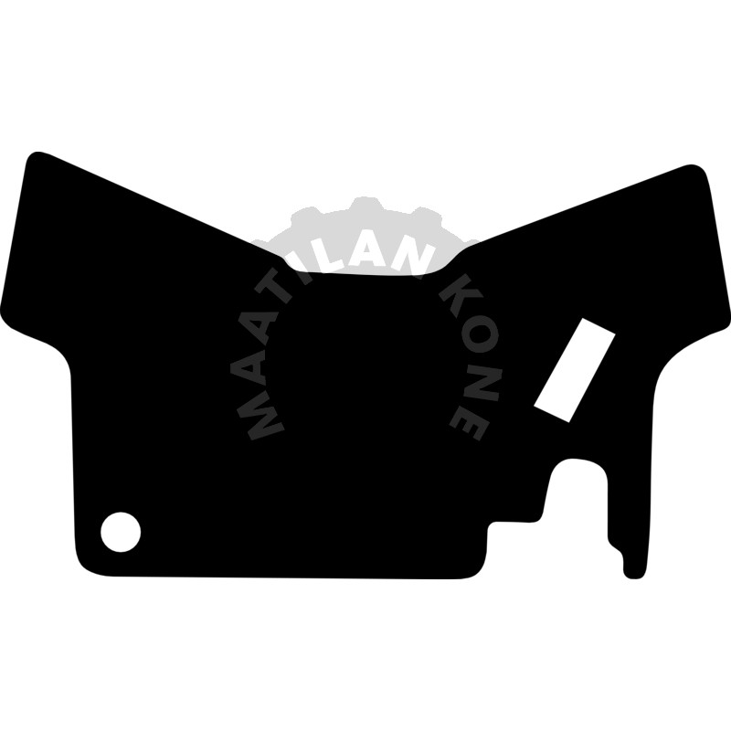 Lattiamatto, veluuri, musta