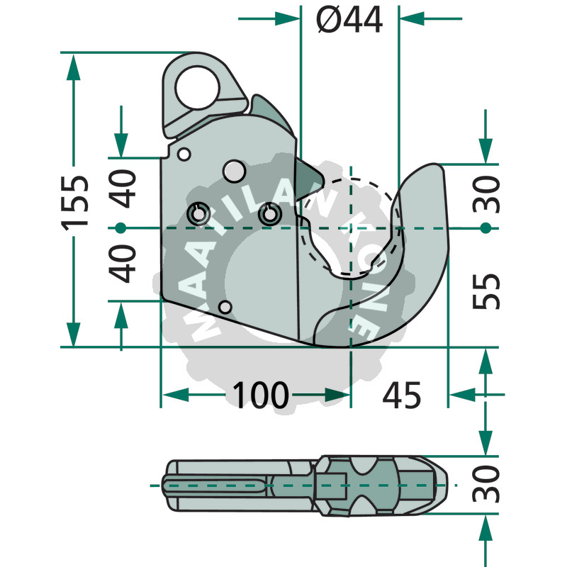 Nostovarren pikakoura (yksittäinen)