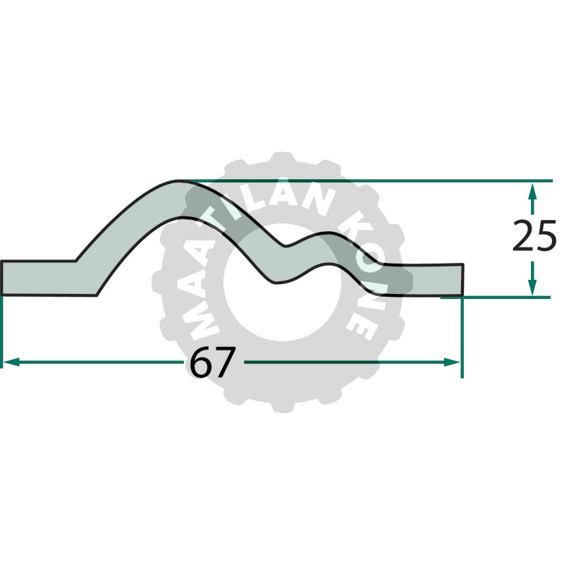 Lattiakuljettimen tanko