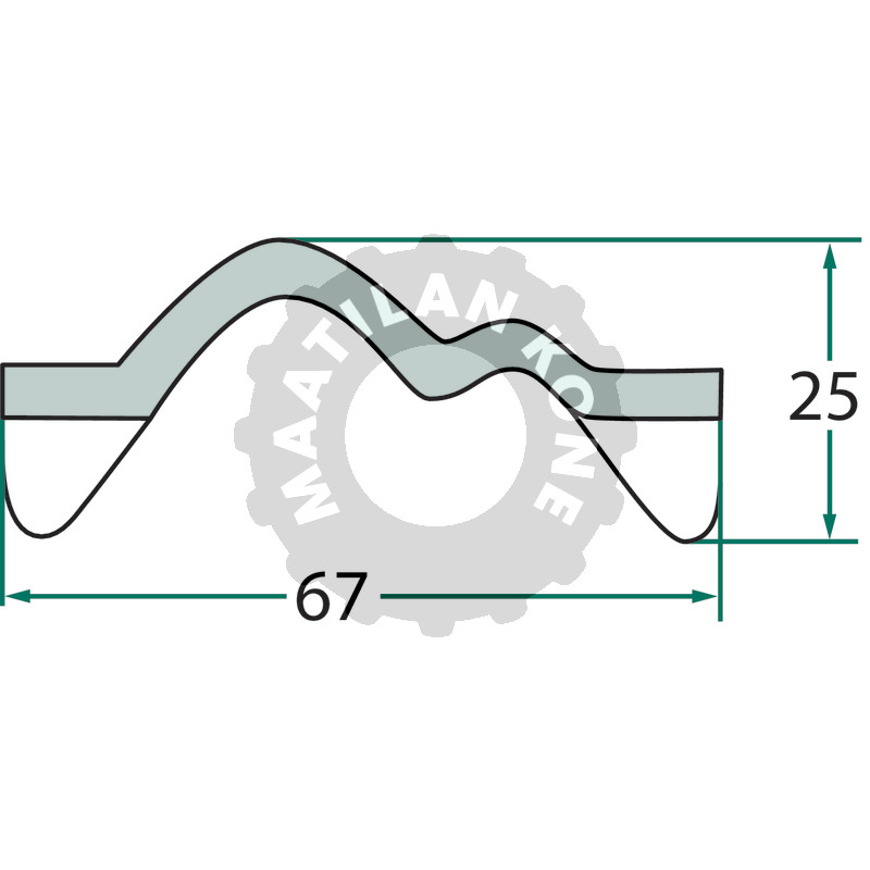 Lattiakuljettimen tanko