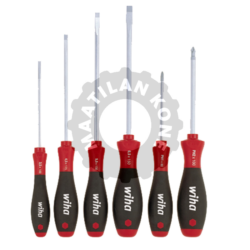 Talttapää- ja Phillips ruuvimeisselisarja SoftFinish®