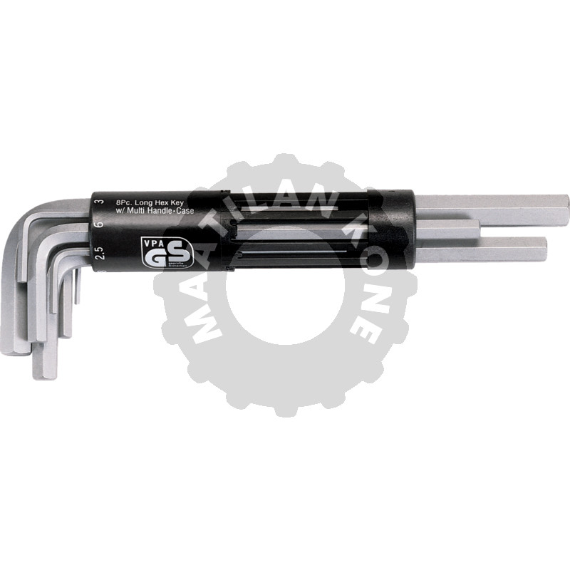 CLASSIC 3 in 1 kuusiokolosarja, 8 osaa, 2-10mm