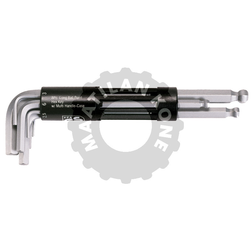 CLASSIC 3 in 1 kuusiokolosarja pyöreällä päällä, pitkä