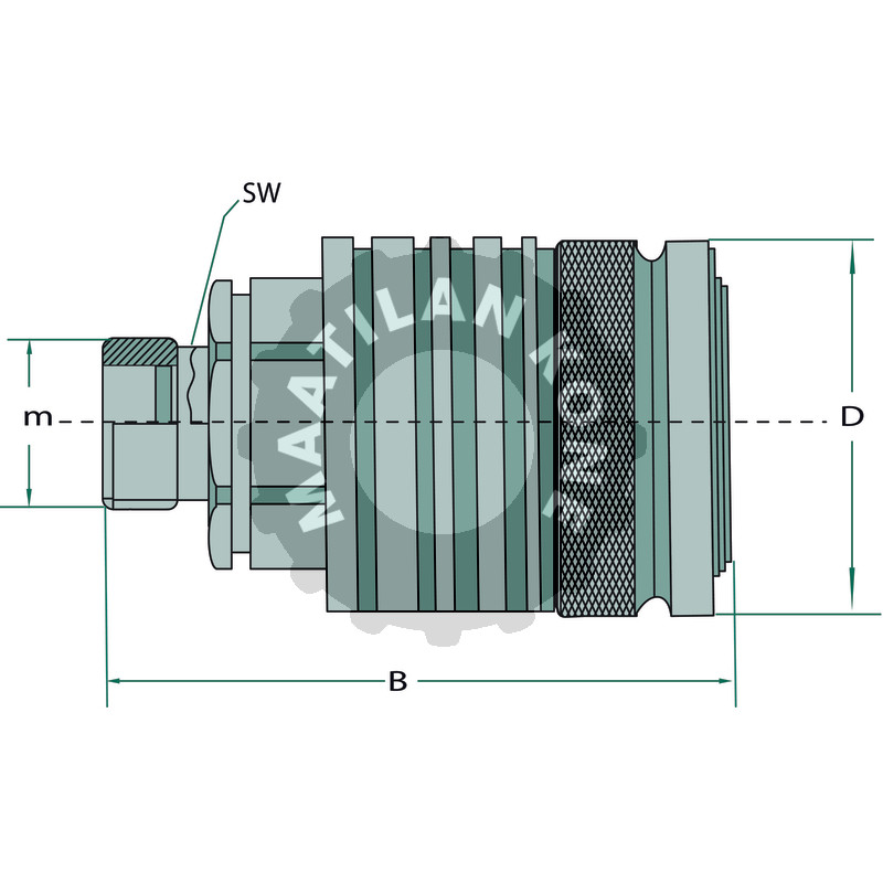 KM 10L (M16x1,5) DN12-BG3
