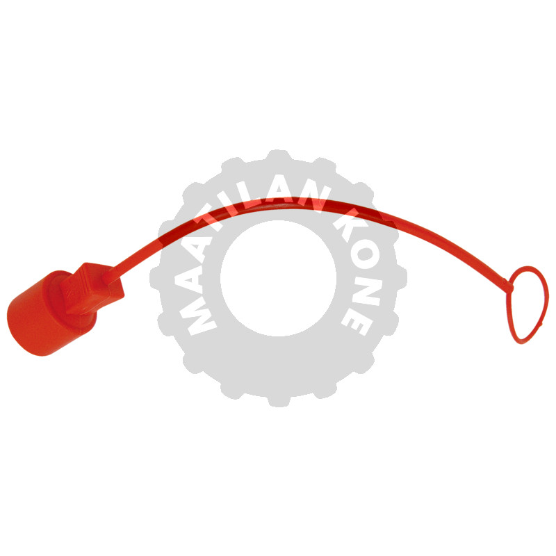 Suojakorkki uroskierteelle KS DN12-BG3 punainen