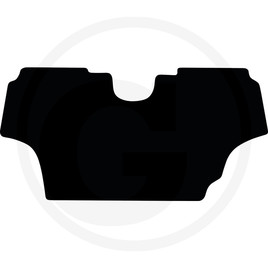 Lattiamatto, veluuri, musta